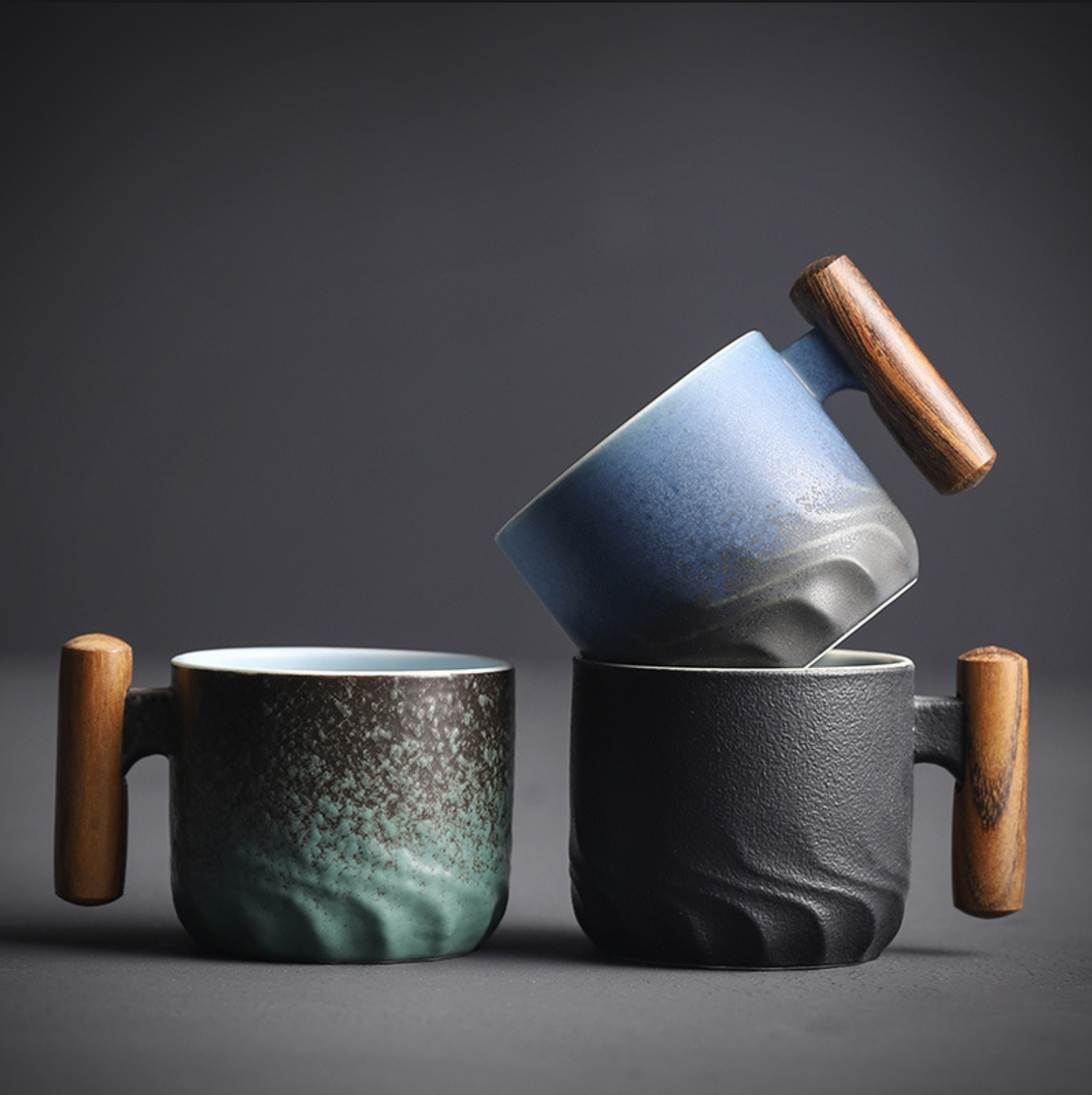 Opus Handmade Espresso Cup – Luxury Ceramic & Wood Collection