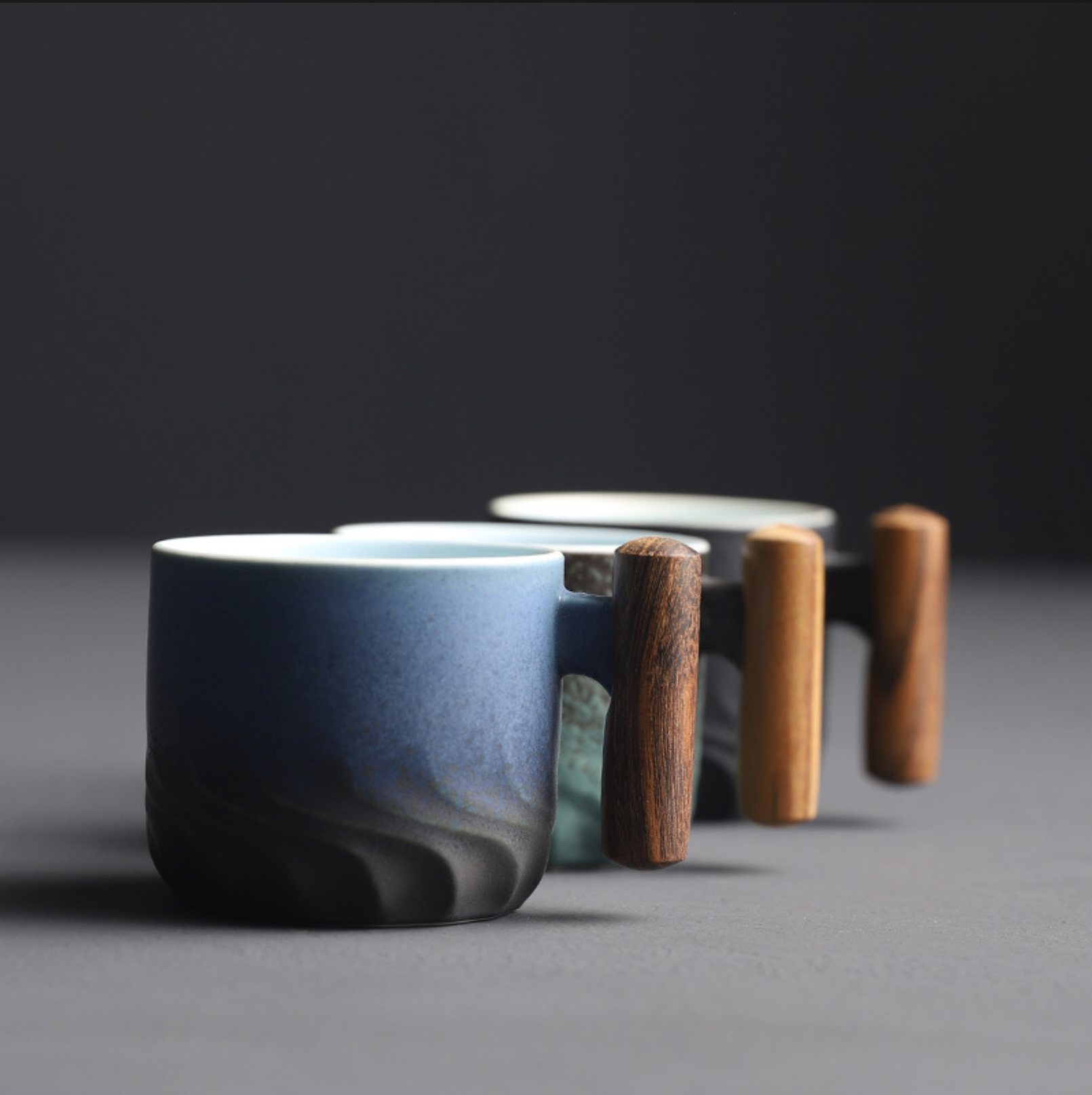 Opus Handmade Espresso Cup – Luxury Ceramic & Wood Collection