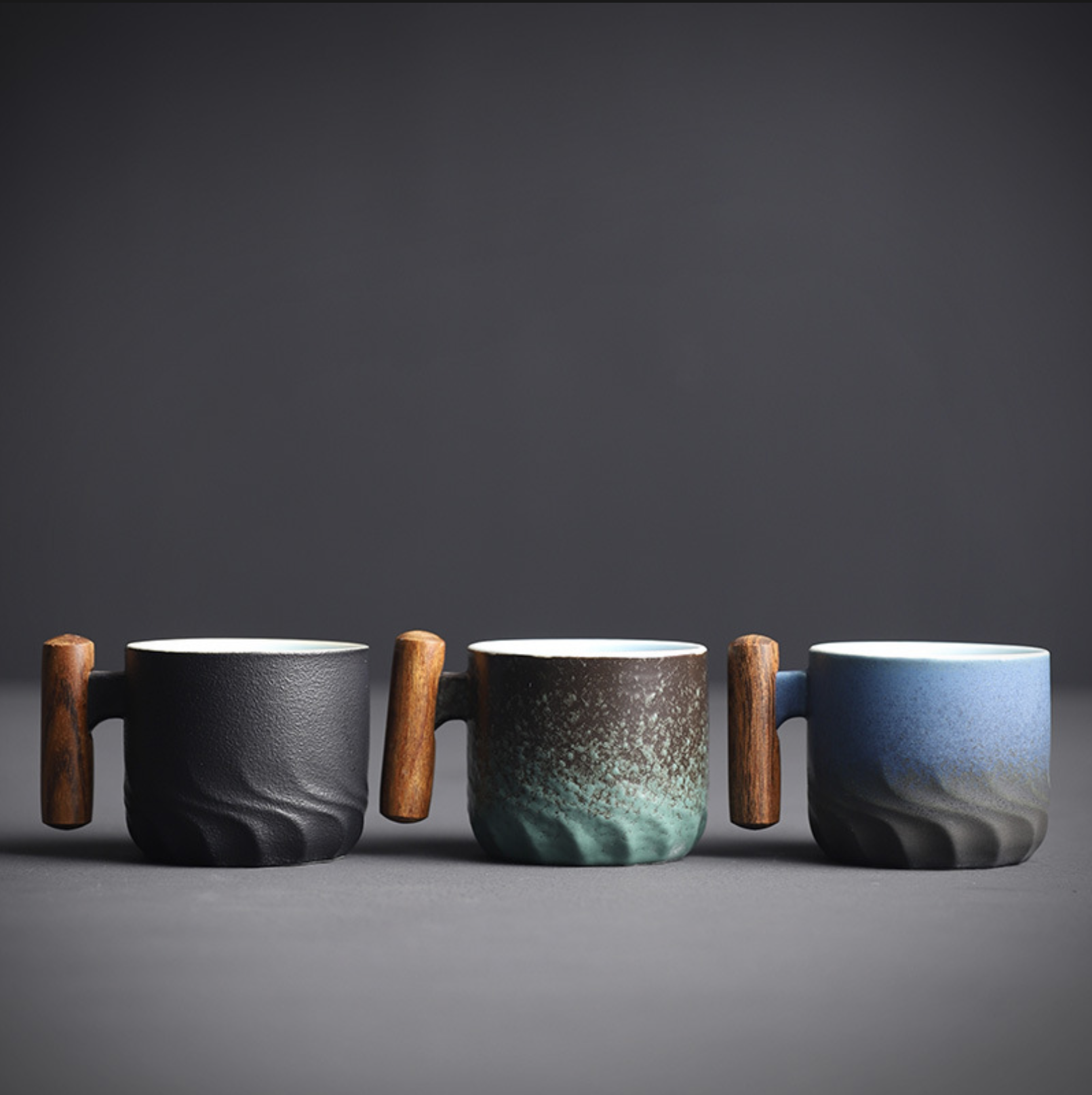 Opus Handmade Espresso Cup – Luxury Ceramic & Wood Collection