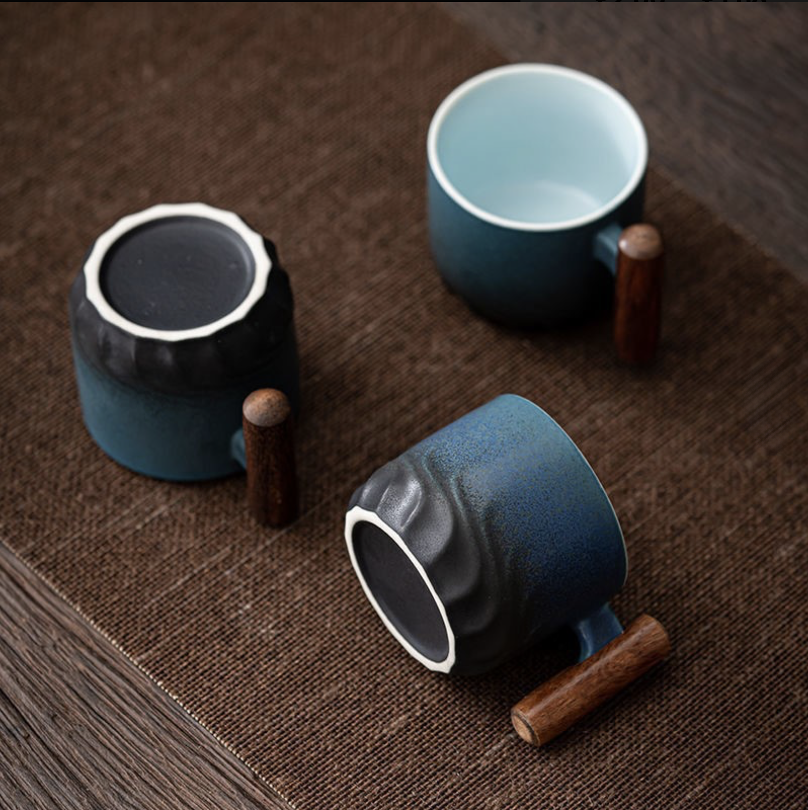 Opus Handmade Espresso Cup – Luxury Ceramic & Wood Collection