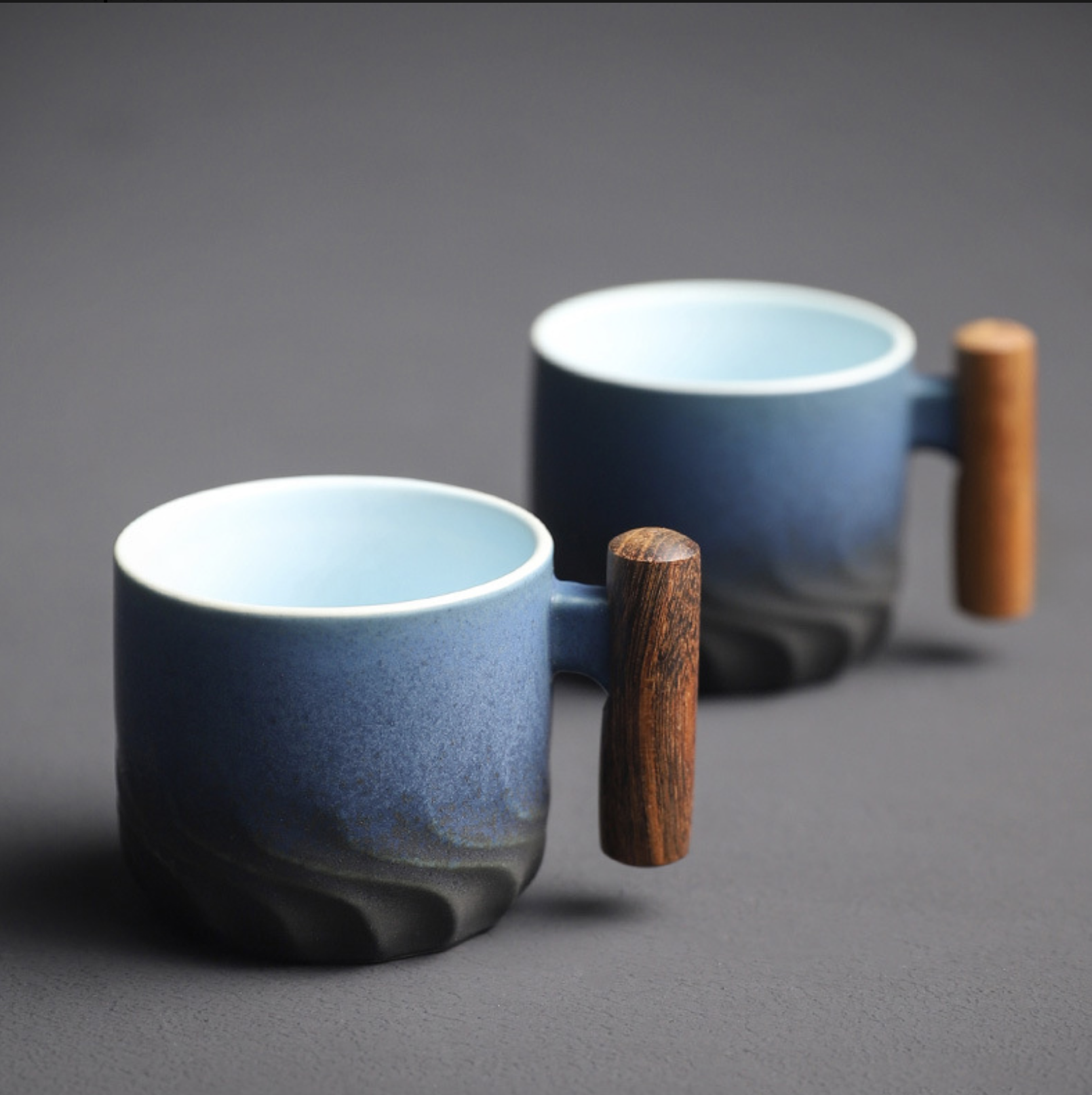 Opus Handmade Espresso Cup – Luxury Ceramic & Wood Collection