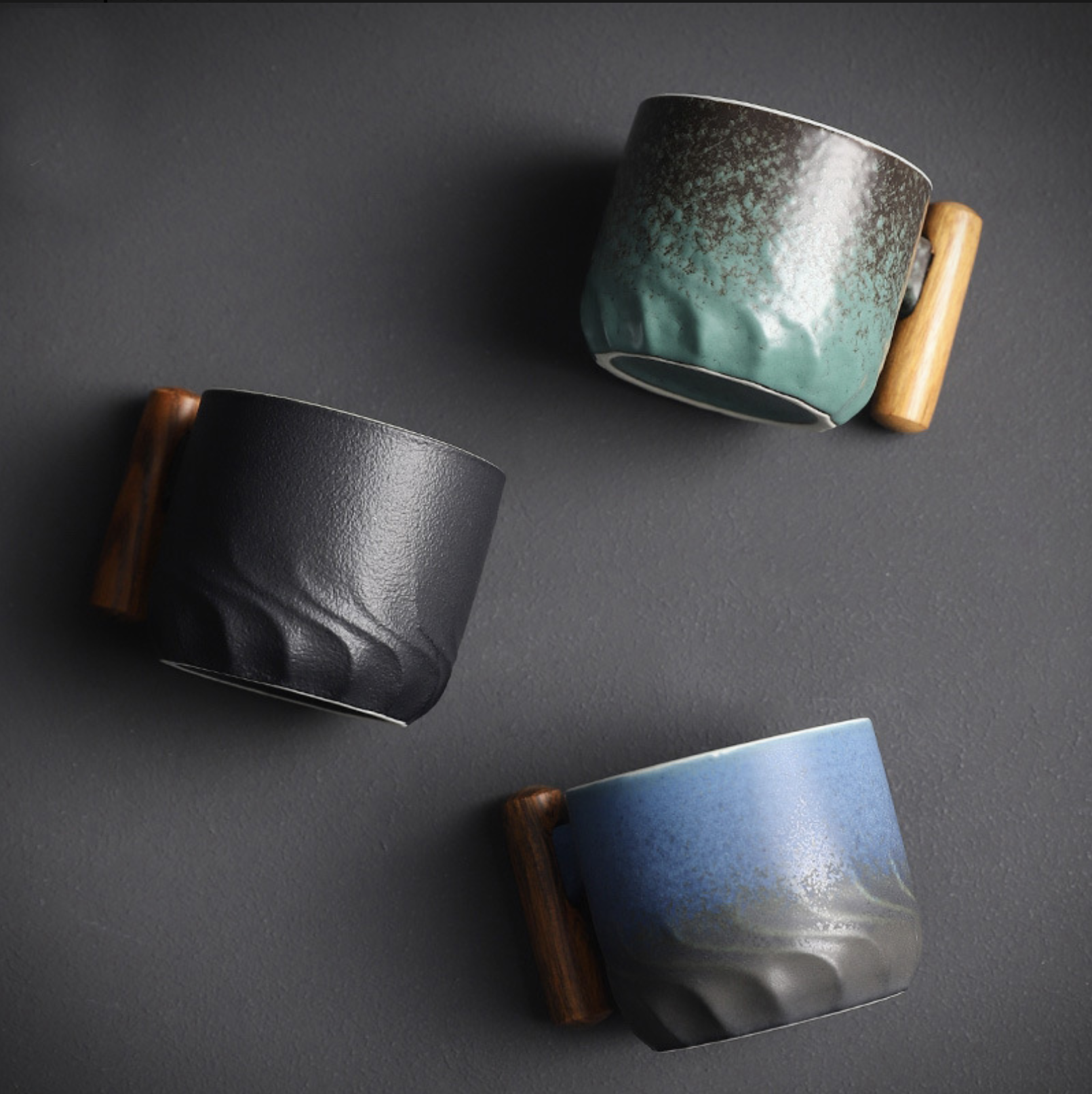 Opus Handmade Espresso Cup – Luxury Ceramic & Wood Collection