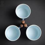 Opus Handmade Espresso Cup – Luxury Ceramic & Wood Collection