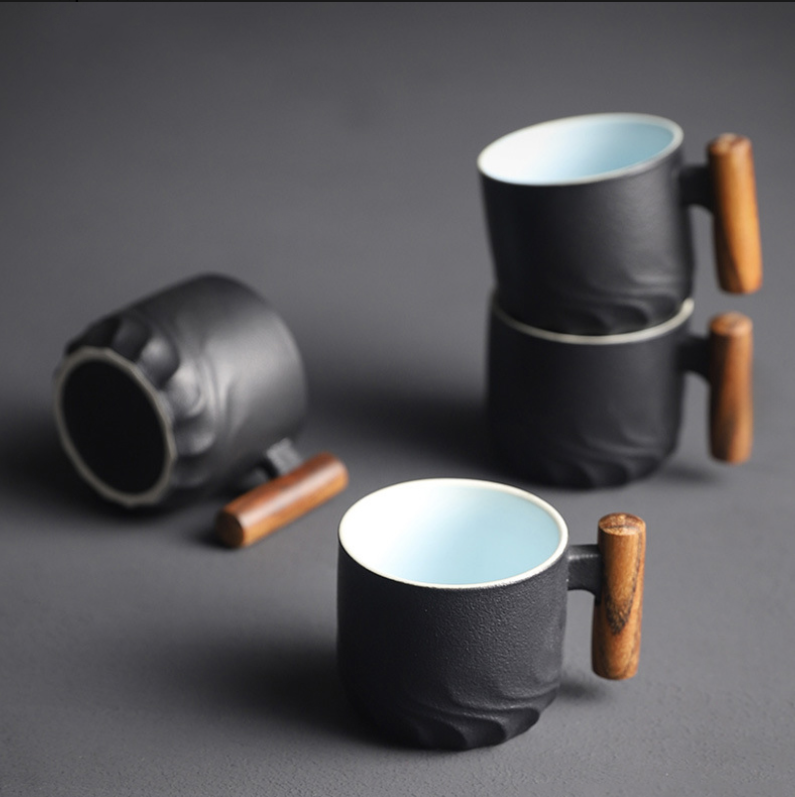 Opus Handmade Espresso Cup – Luxury Ceramic & Wood Collection