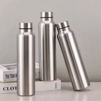 STEELFORCE™ 1000ml Stainless Steel Sports Water Bottle – Durable Metal Flask for Gym, Hiking & Daily Hydration