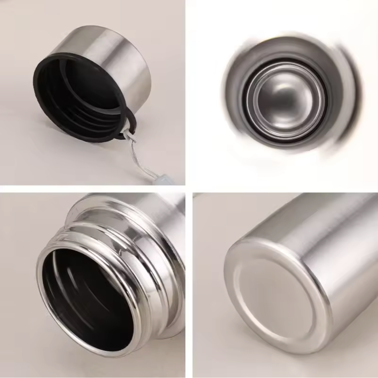 STEELFORCE™ 1000ml Stainless Steel Sports Water Bottle – Durable Metal Flask for Gym, Hiking & Daily Hydration