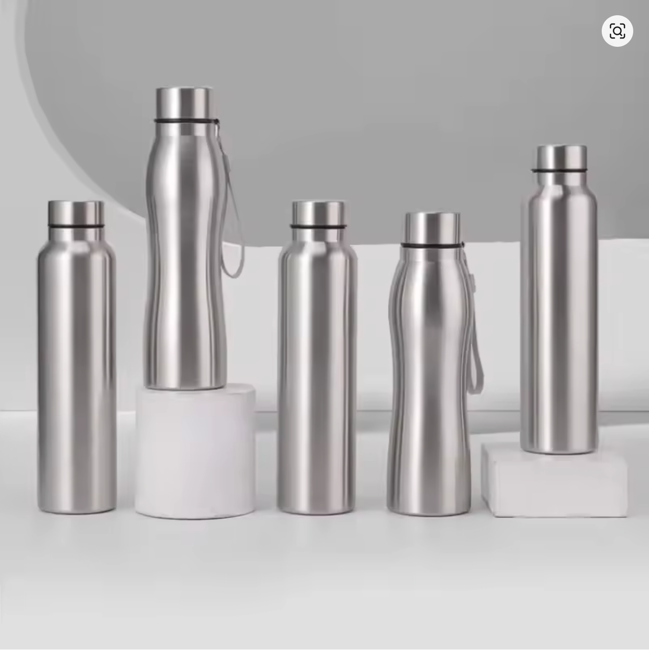 STEELFORCE™ 1000ml Stainless Steel Sports Water Bottle – Durable Metal Flask for Gym, Hiking & Daily Hydration