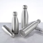 Sleek Stainless Steel Insulated Water Bottle (350ml/1.0L Options) – Modern Cycling, Gym & Outdoor Sports Flask with Secure Cap