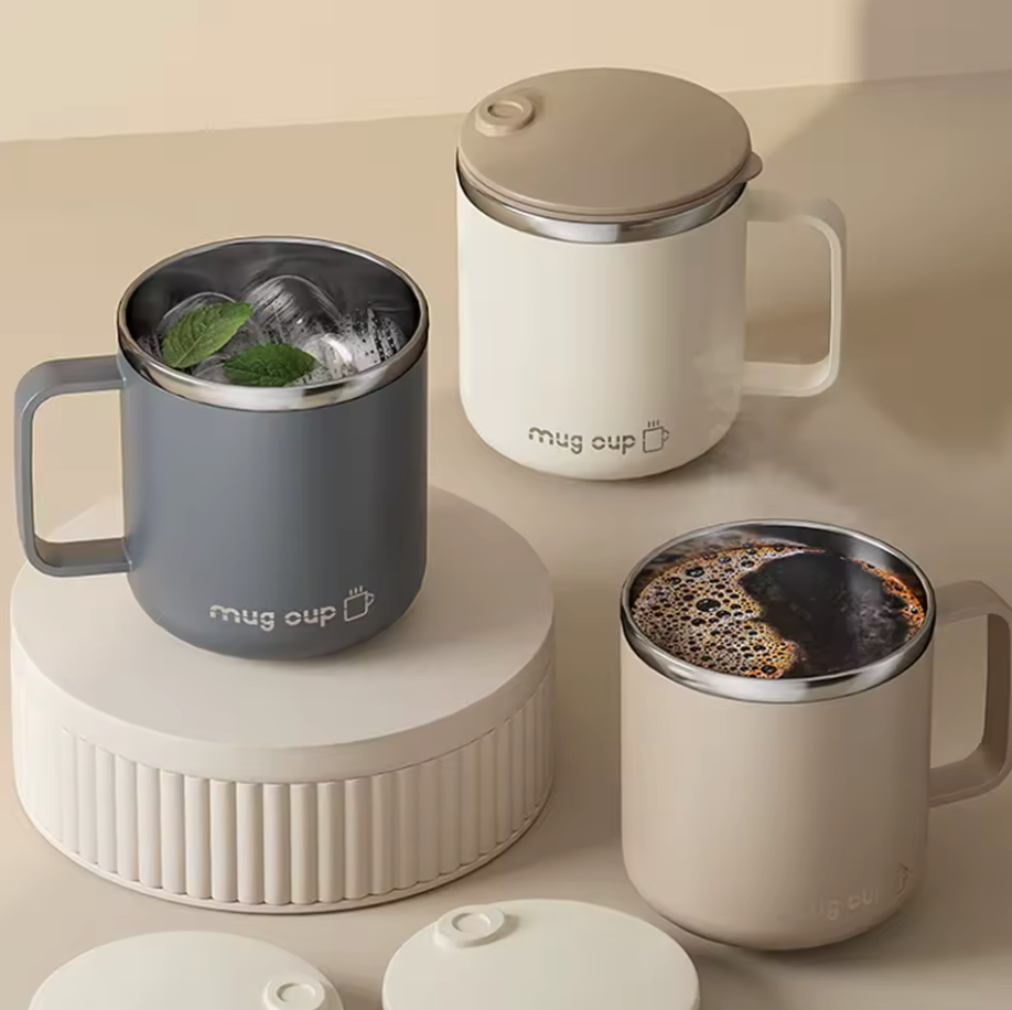The Ultimate Thermal Coffee Mug | Stainless Steel Insulated Travel Tumbler with Handle