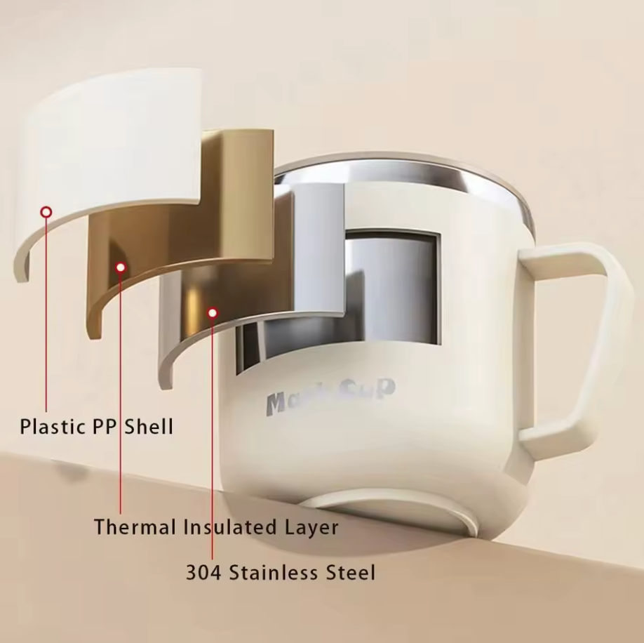 The Ultimate Thermal Coffee Mug | Stainless Steel Insulated Travel Tumbler with Handle