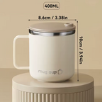 The Ultimate Thermal Coffee Mug | Stainless Steel Insulated Travel Tumbler with Handle