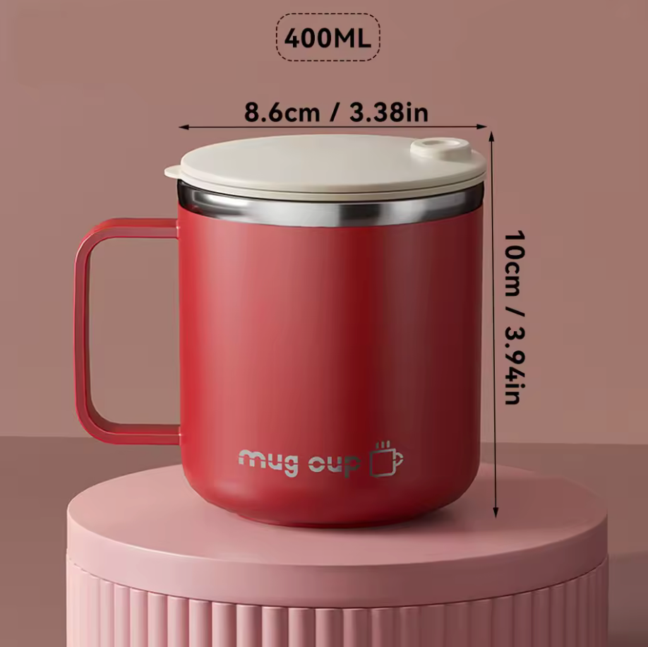 The Ultimate Thermal Coffee Mug | Stainless Steel Insulated Travel Tumbler with Handle