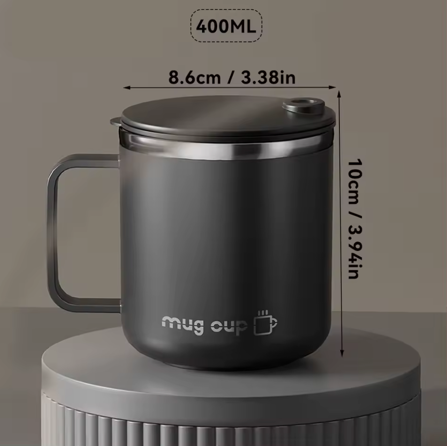 The Ultimate Thermal Coffee Mug | Stainless Steel Insulated Travel Tumbler with Handle