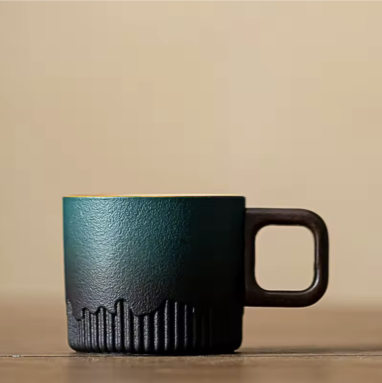 ALAVRİN™ 60ml Luxury Ceramic Tea Cup – Handcrafted Gradient Mini Espresso & Gongfu Cha Mug