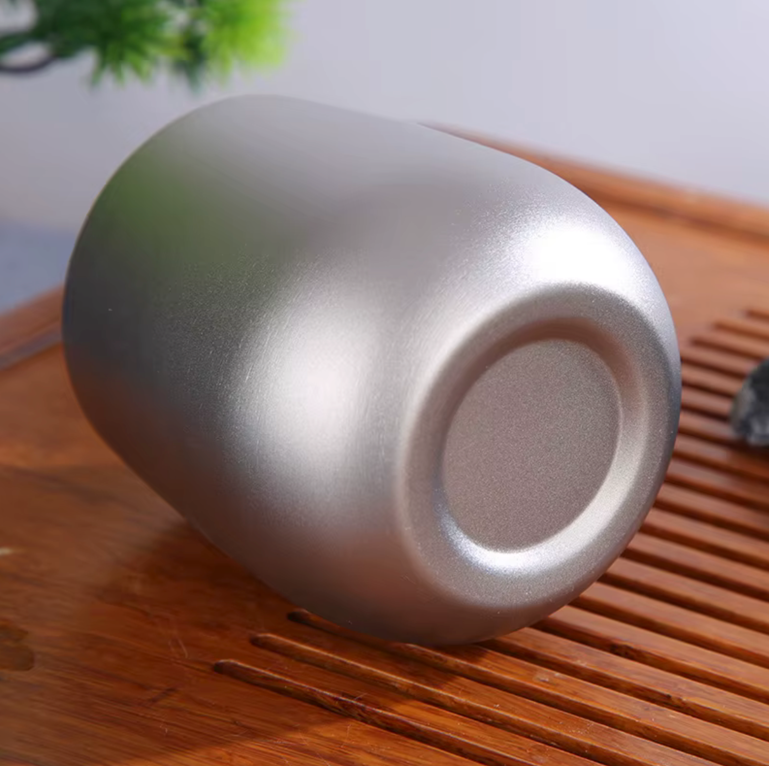 Signature Titanium Espresso Mug – Modern Artisan Design